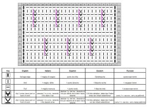 checker stitch chart